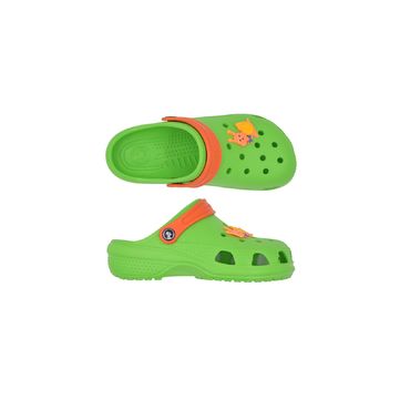 DĚTSKÉ CLOGS GREEN/ORANGE