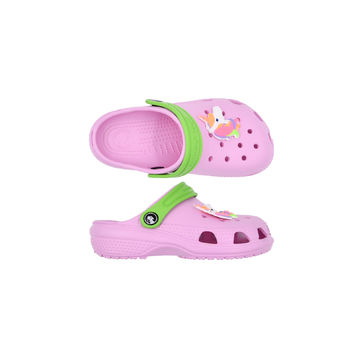 DĚTSKÉ CLOGS PINK/GREEN