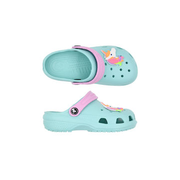 DĚTSKÉ CLOGS TURQUOISE/PINK