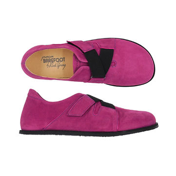 PLYMOUTH TUMBLEND NUBUCK FUCHSIA