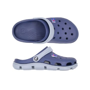 SANDÁLE CLOGS W BLUE/GREY