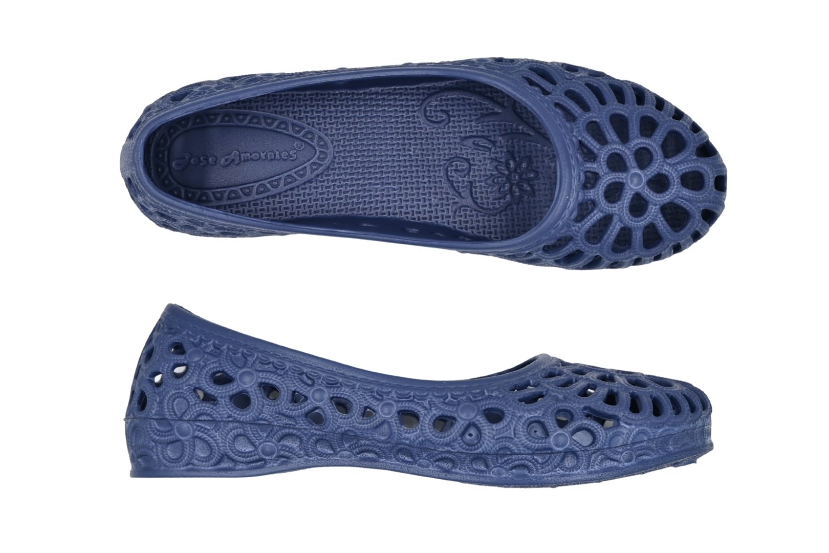 BALERÍNY CLOGS W NAVY