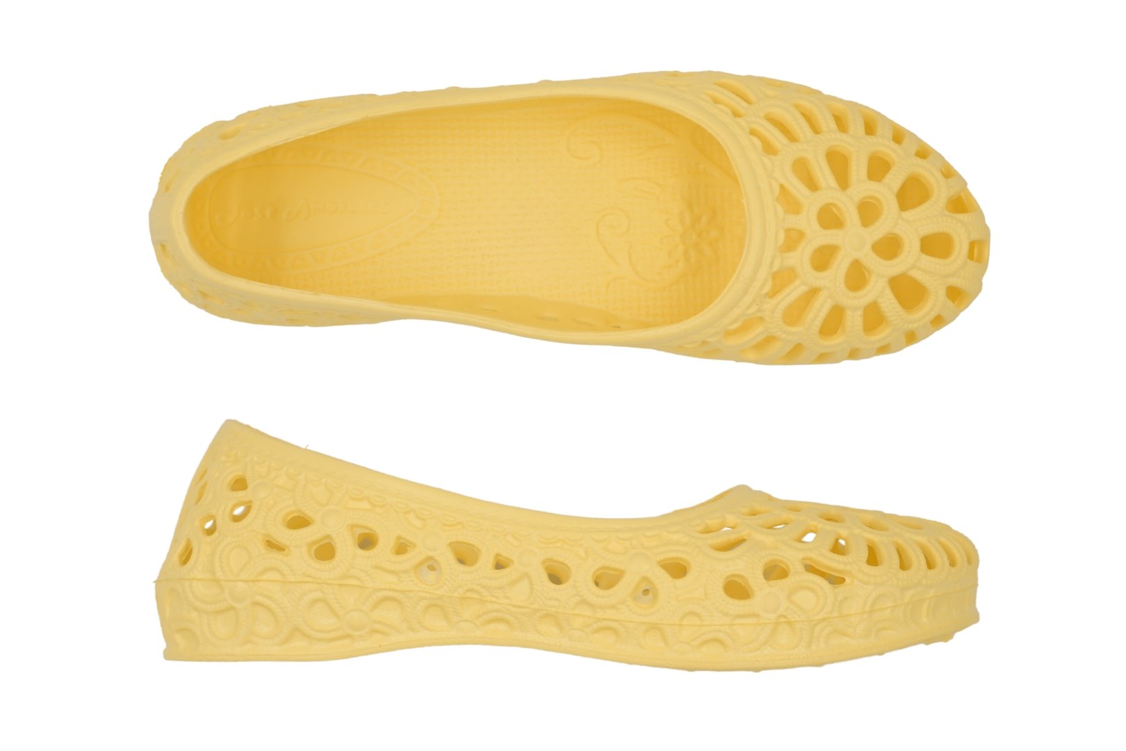 BALERÍNY CLOGS W YELLOW