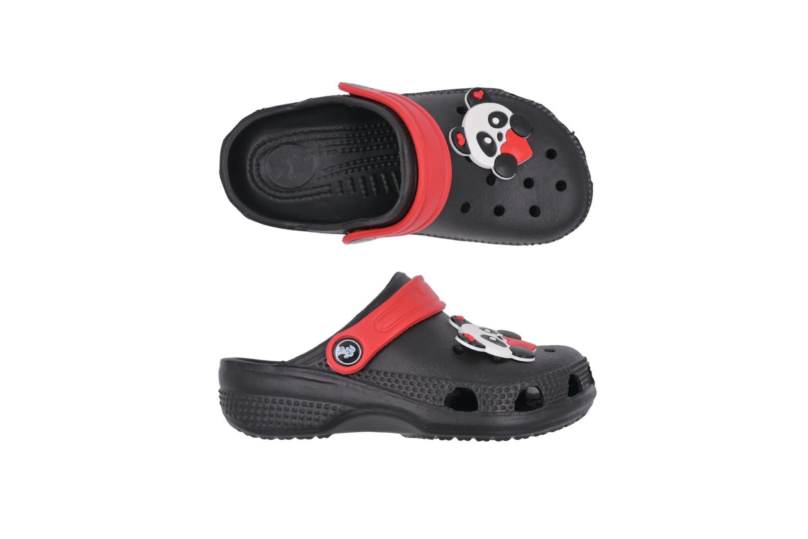 DĚTSKÉ CLOGS BLACK/PANDA