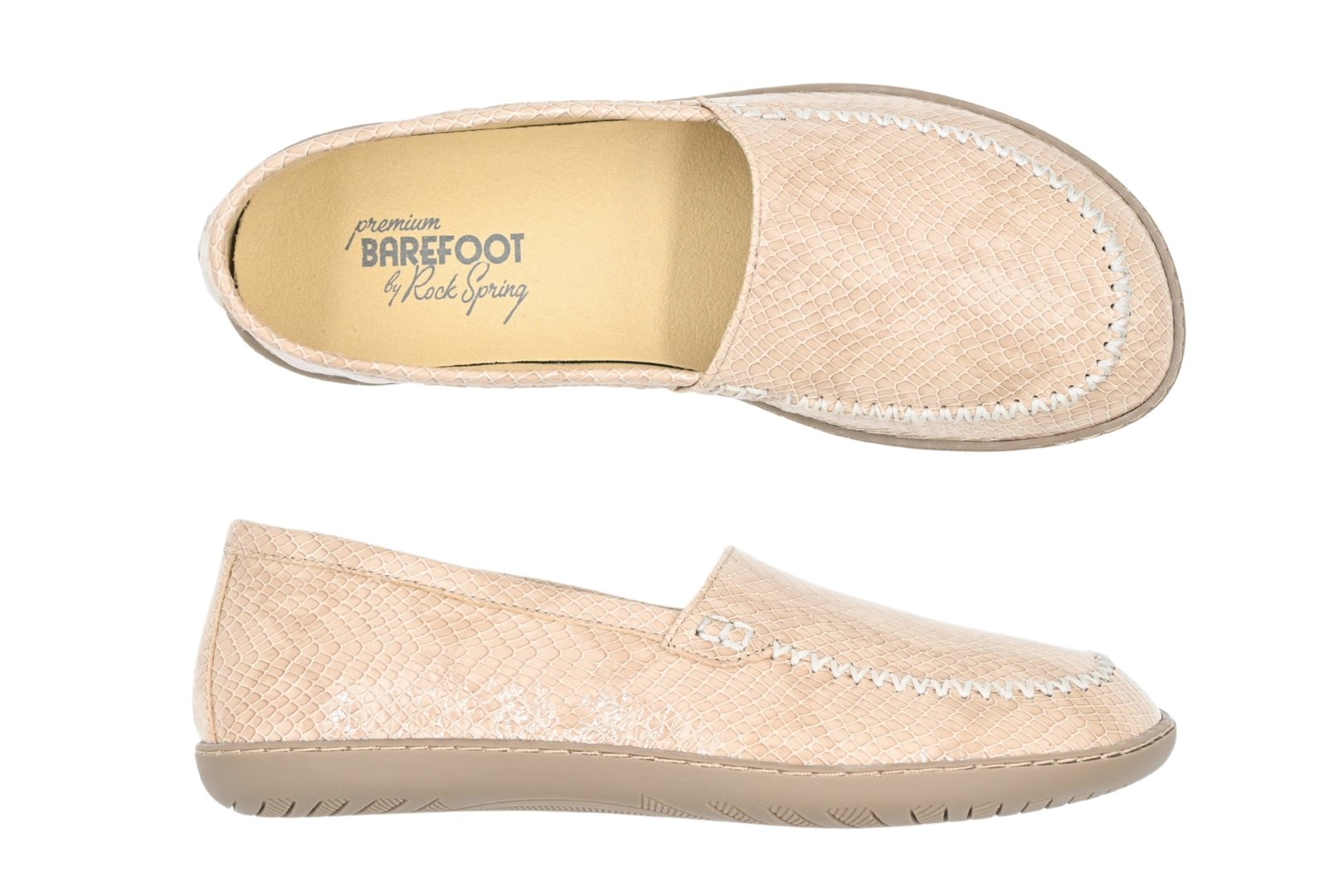 SORBONNE SNAKE PATENT TAUPE
