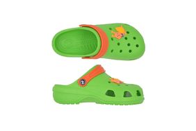 DĚTSKÉ CLOGS GREEN/ORANGE