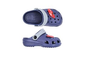DĚTSKÉ CLOGS NAVY/CARS