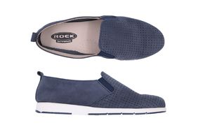 OUTLET FRIEND PERF NUBUCK NAVY