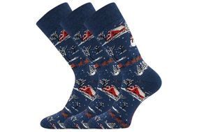 PONOŽKY VÁNOČNÍ ZIMNÍ KRAJINA